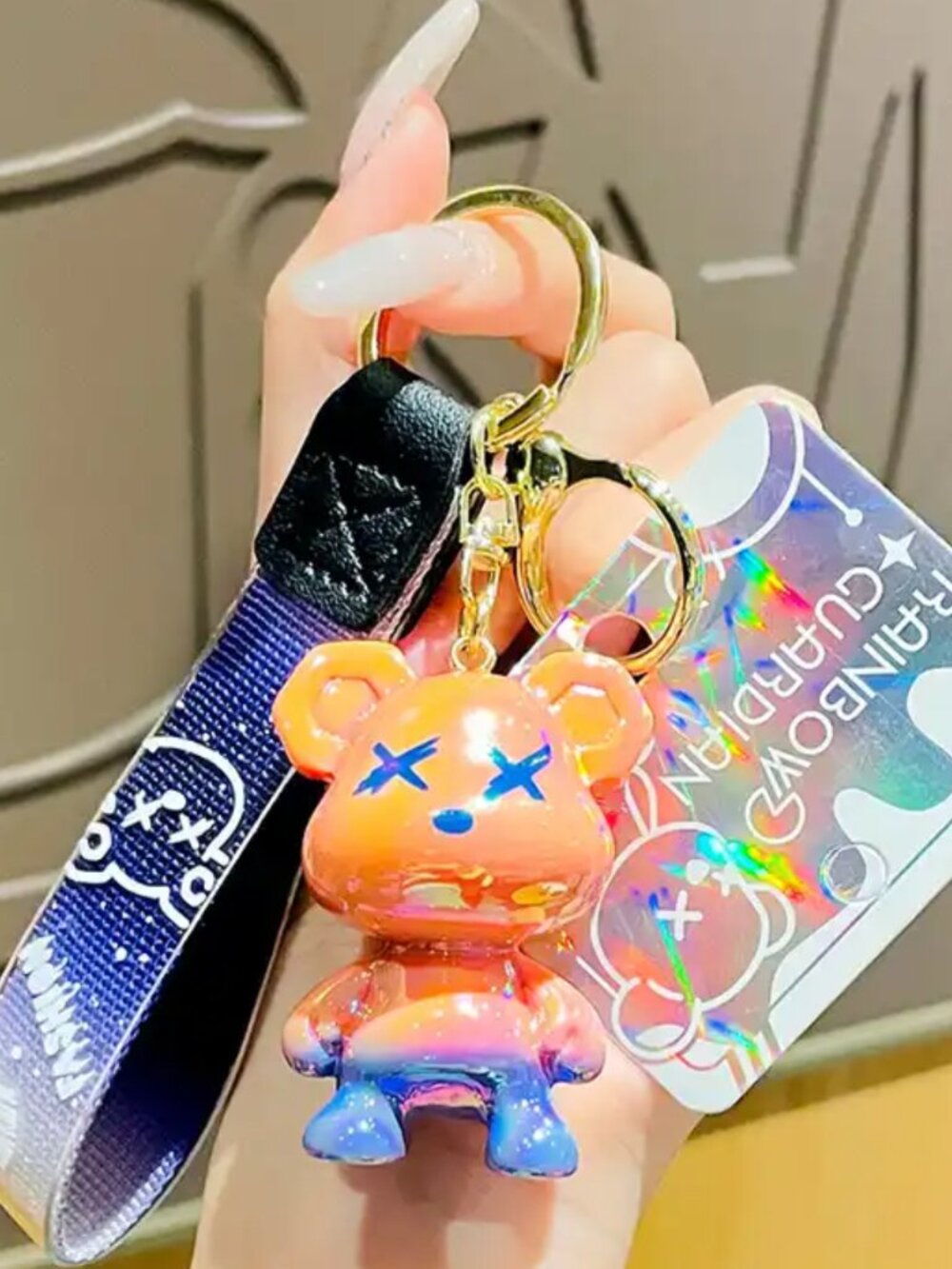 Shiny Bear Color Keychain B2 - Picture 4 of 8